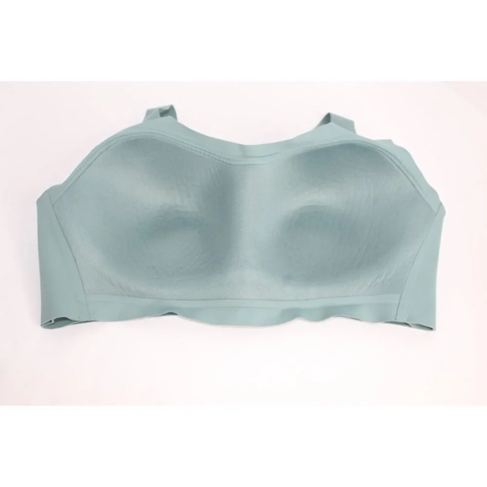 Victoria Sports Angle Max Bra 34DD Teal Green Padded Non-wire Yoga‎ Workout